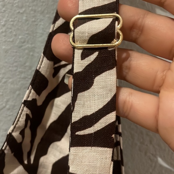 Rumer x Revolve Cyrus Maxi Zebra Print Linen Dress - Picture 10 of 13
